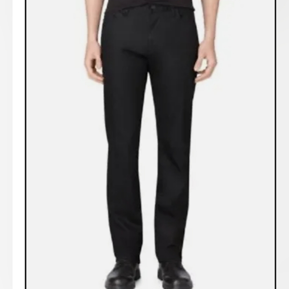 Calvin Klein Coated Black Denim Pants